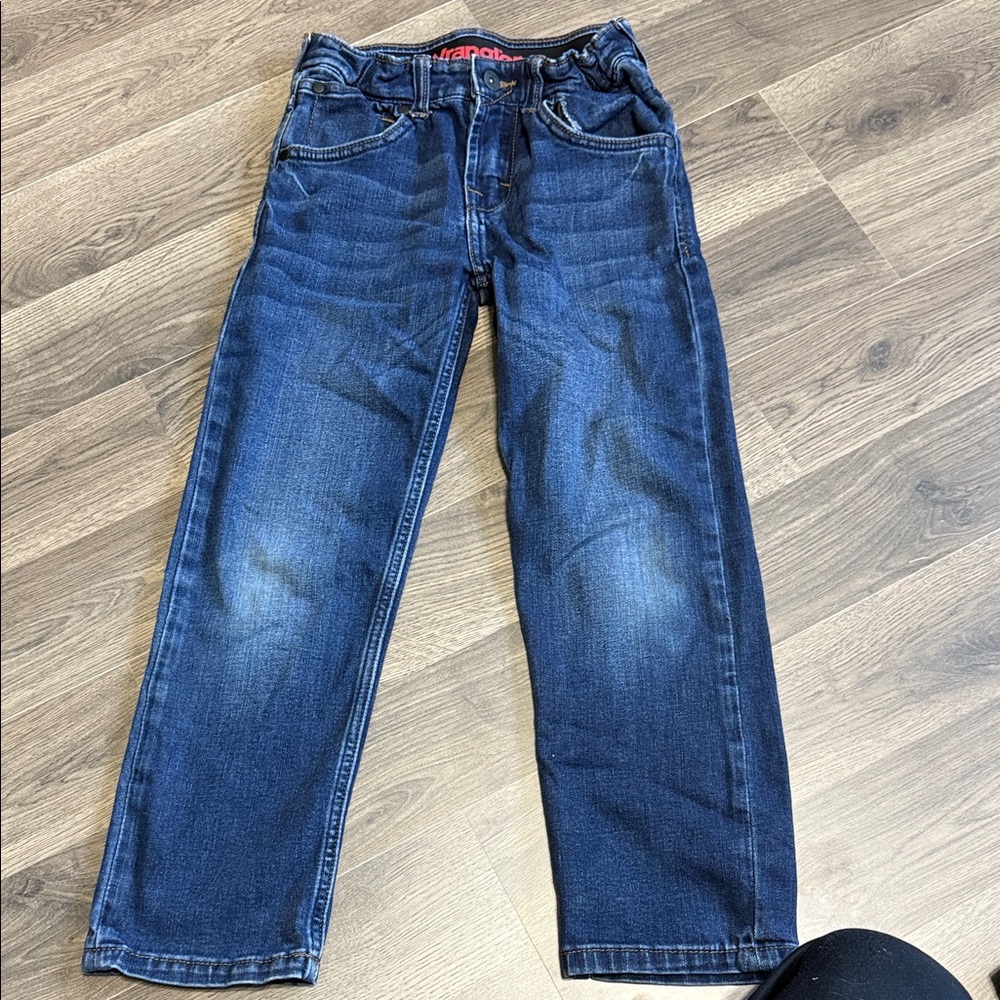 Wrangler Dark Blue Relaxed Fit Jeans